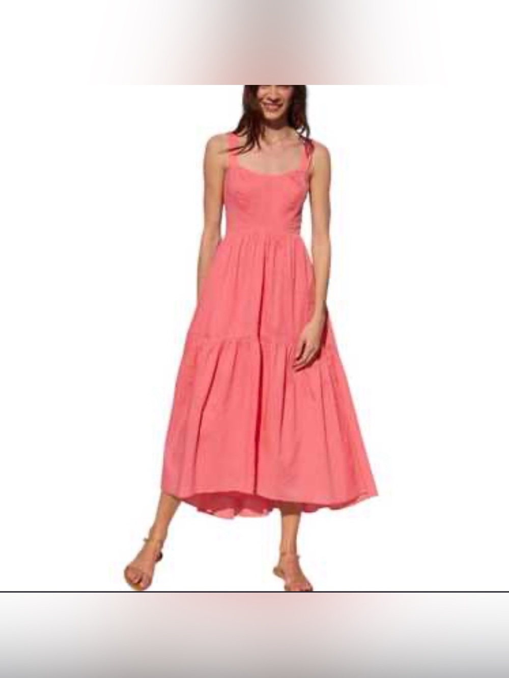 HTF Like new AYR Magic Hour Maxi coral Dress